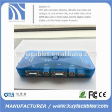 4 порта Auto USB2.0 KVM переключатель Mini Auto USB KVM-переключатель
